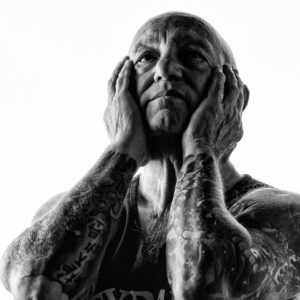 portrait of Angry Anderson by Michael Kennedy, Sydney Photographer